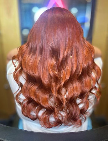 redhead fashion hair colours at gusto hair salons covent garden soho london