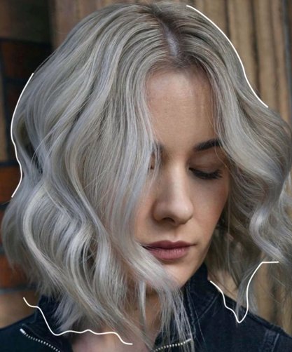 Gritty Ash Blonde hair colour at Gusto hair salons in Central London