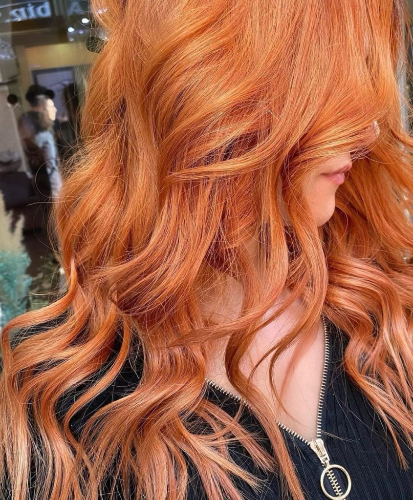 Fiery Copper Tones at Gusto Salons, London 