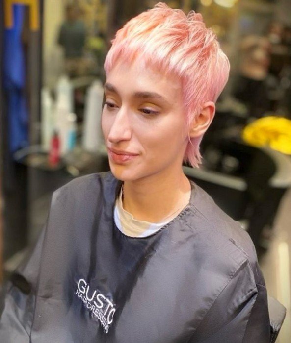 PINK BALAYAGE HAIR COLOUR CENTRAL LONDON HAIRDRESSERS