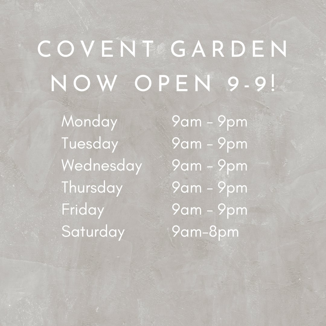 Gusto Covent Garden NOW OPEN 9AM-9PM!