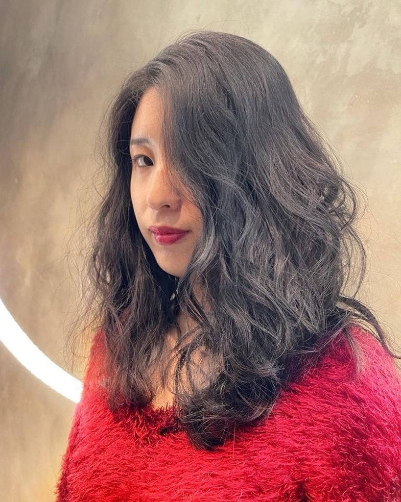Glossy Brunette hair colours Soho hairdressers