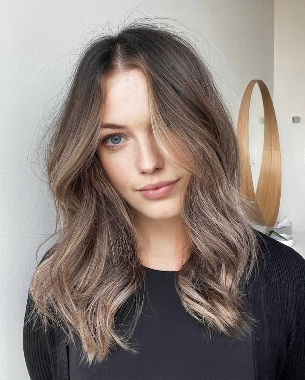 Mushroom Brown Hair Trend
