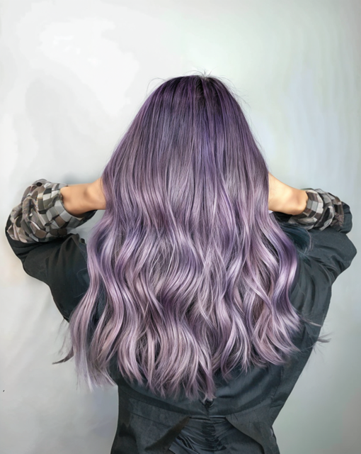lavender hair