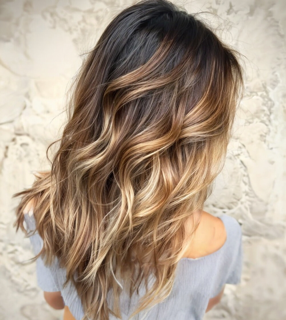 caramel balayage