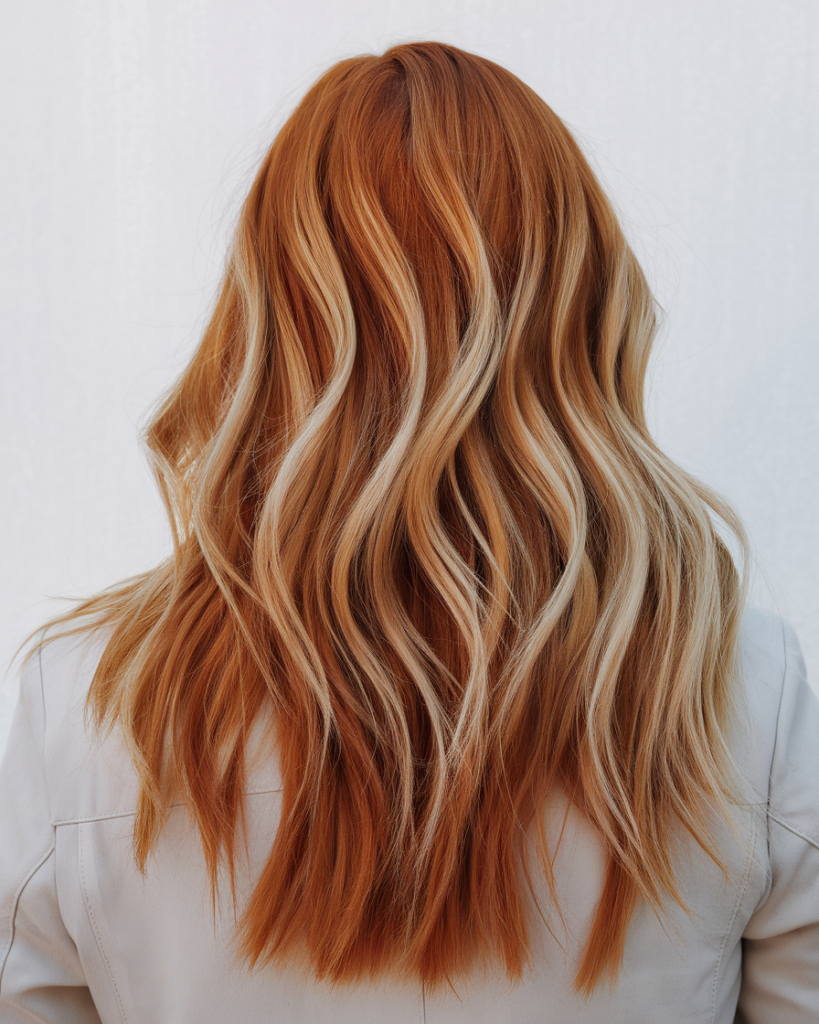 reddish brown hair 