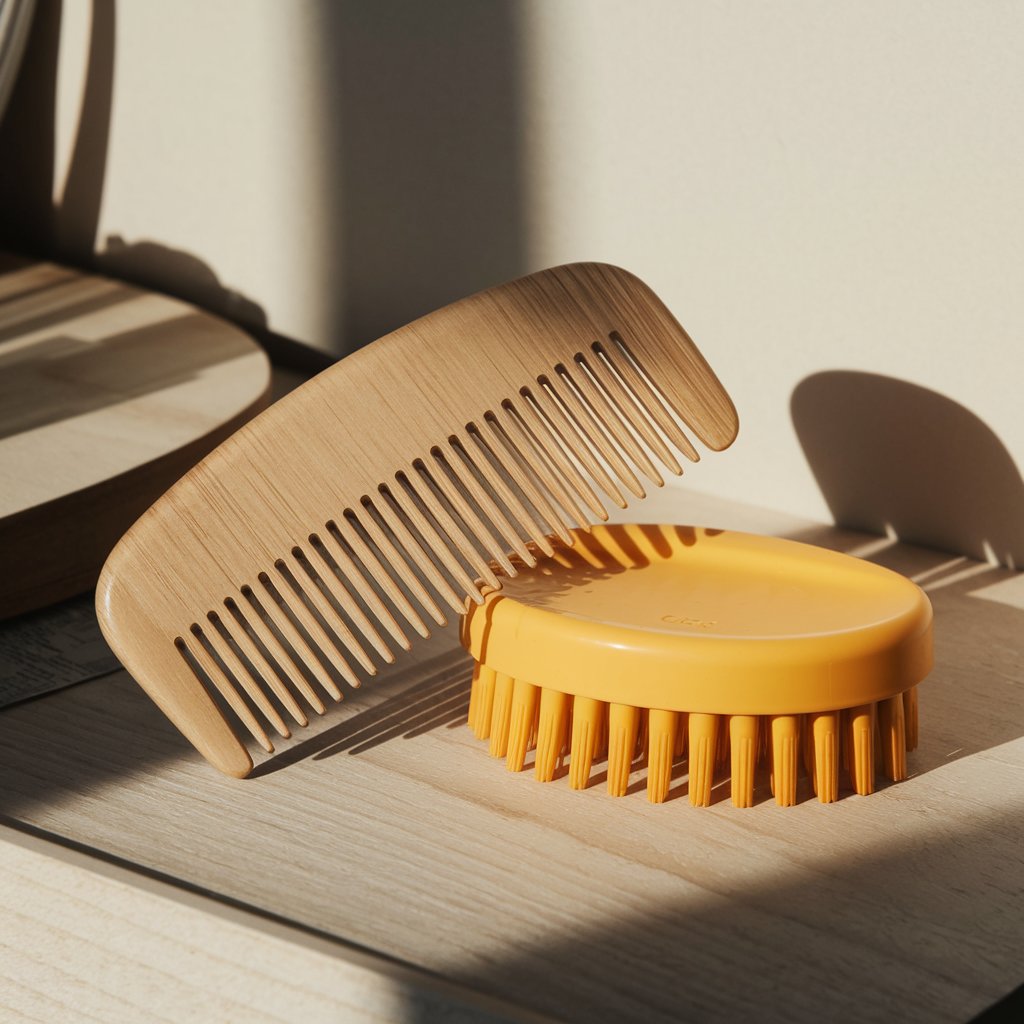 Wood vs plastic comb