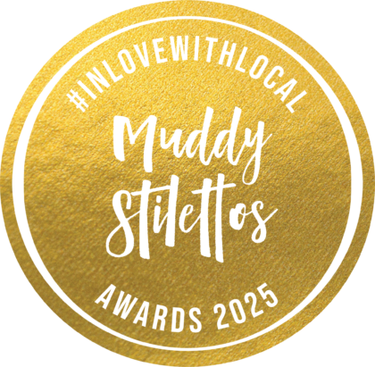 Muddy Stilettos Awards 2025 badge