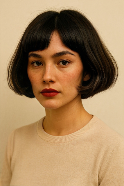 curved bob