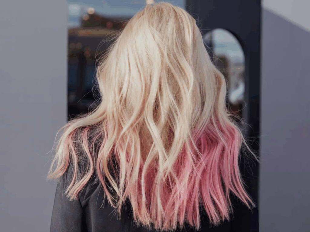 French Balayage Peekaboo