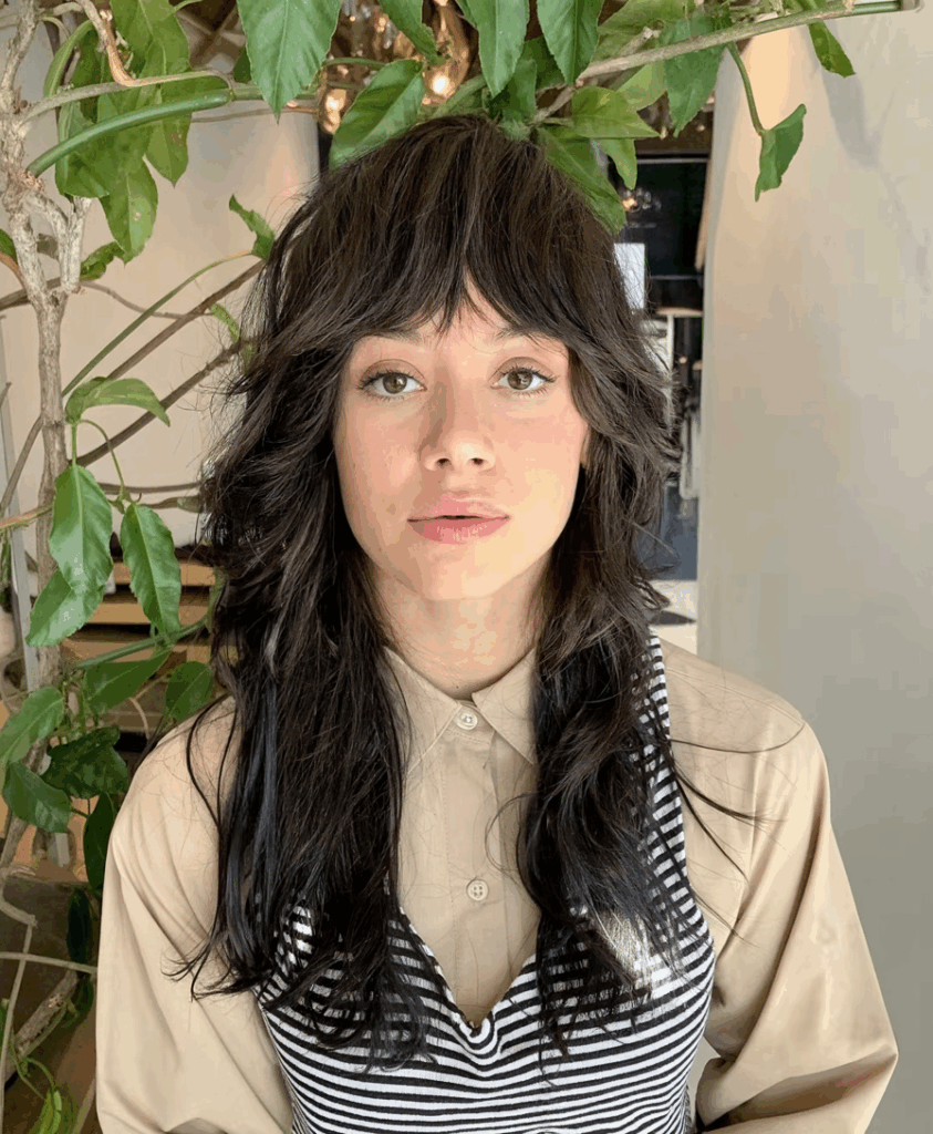 messy fringe