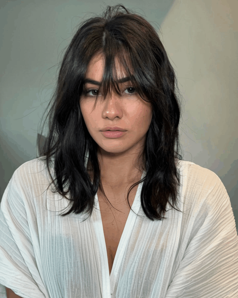 messy fringe