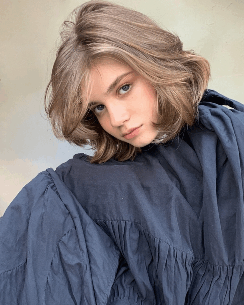 Air layered bob