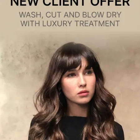 Wash, Cut & Blow Dry With Luxury Treatment London