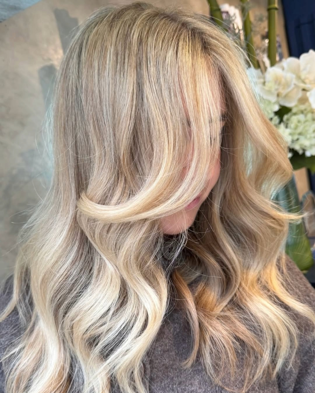 bright blonde highlights at gusto salons london