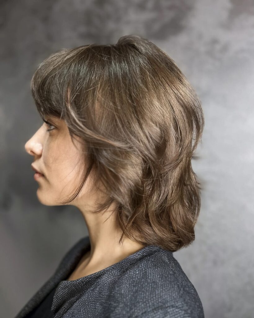 Soft wolf cut