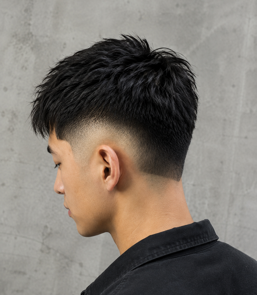 v shape fade