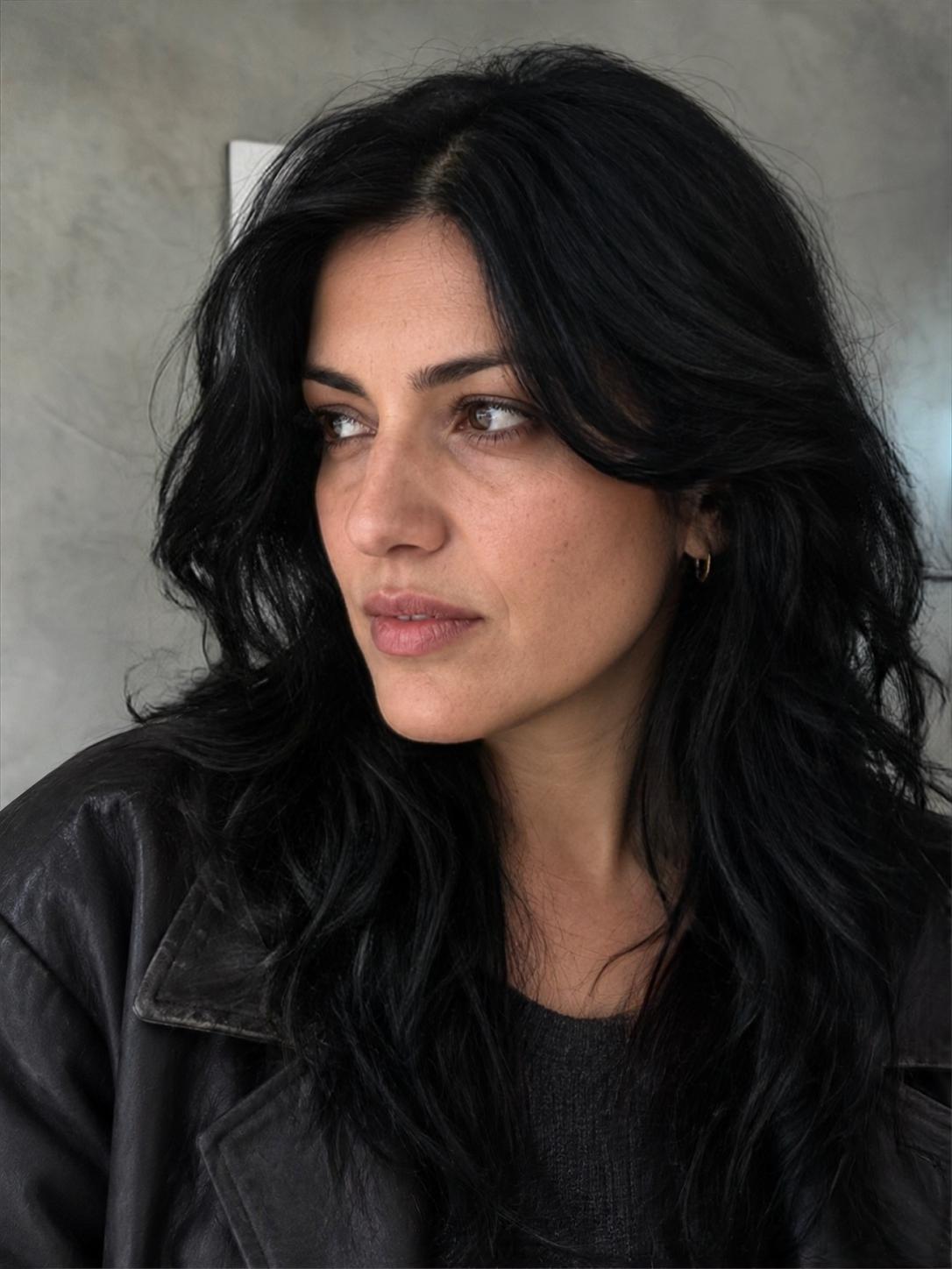 Matte Black Hair