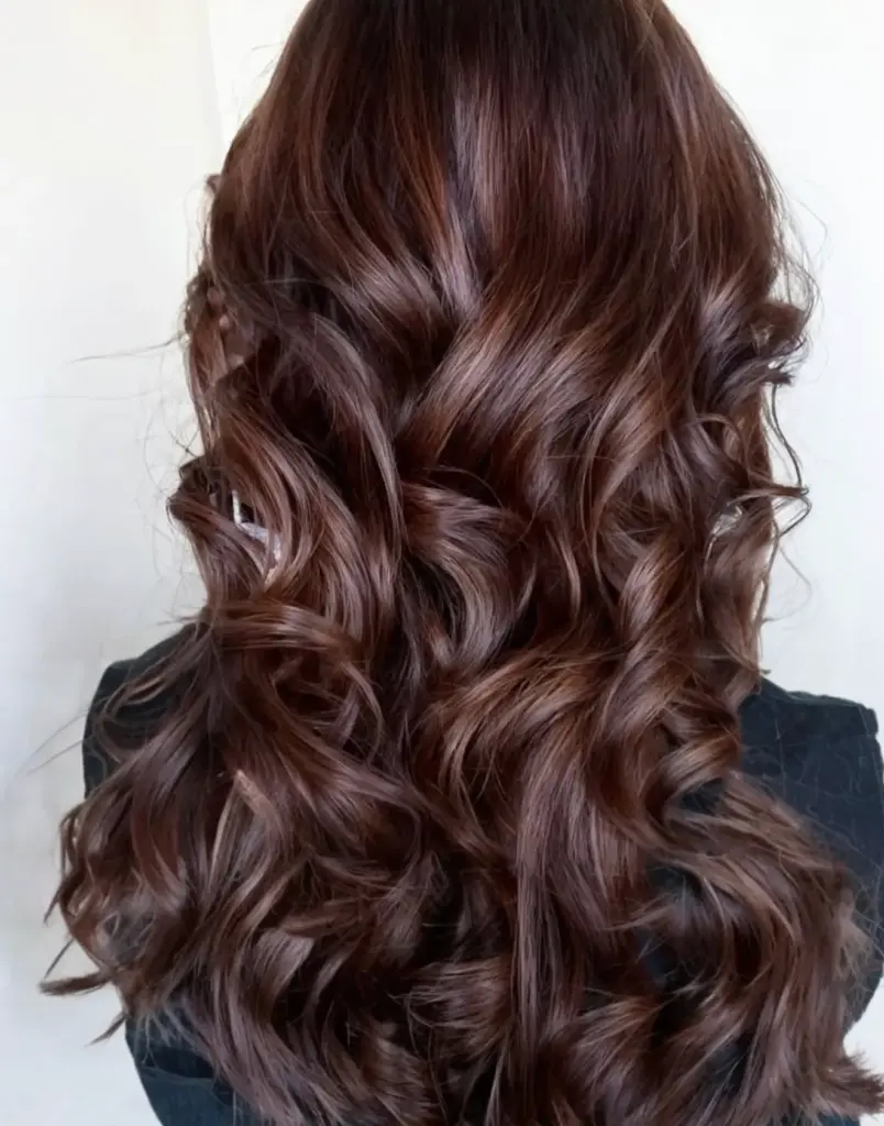 Damson Brunette: Autumn's Plum Brown