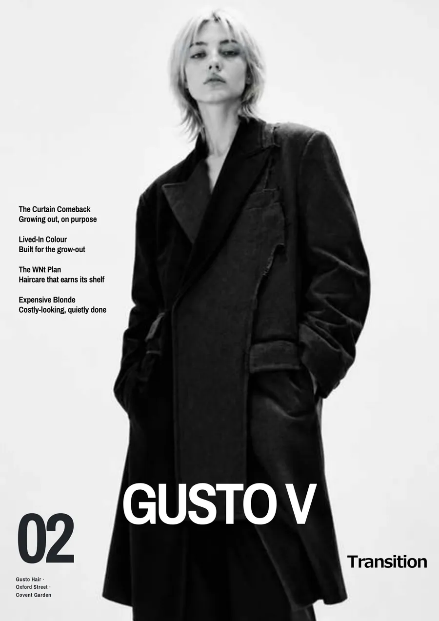 GUSTO V Issue 02 cover, Transition