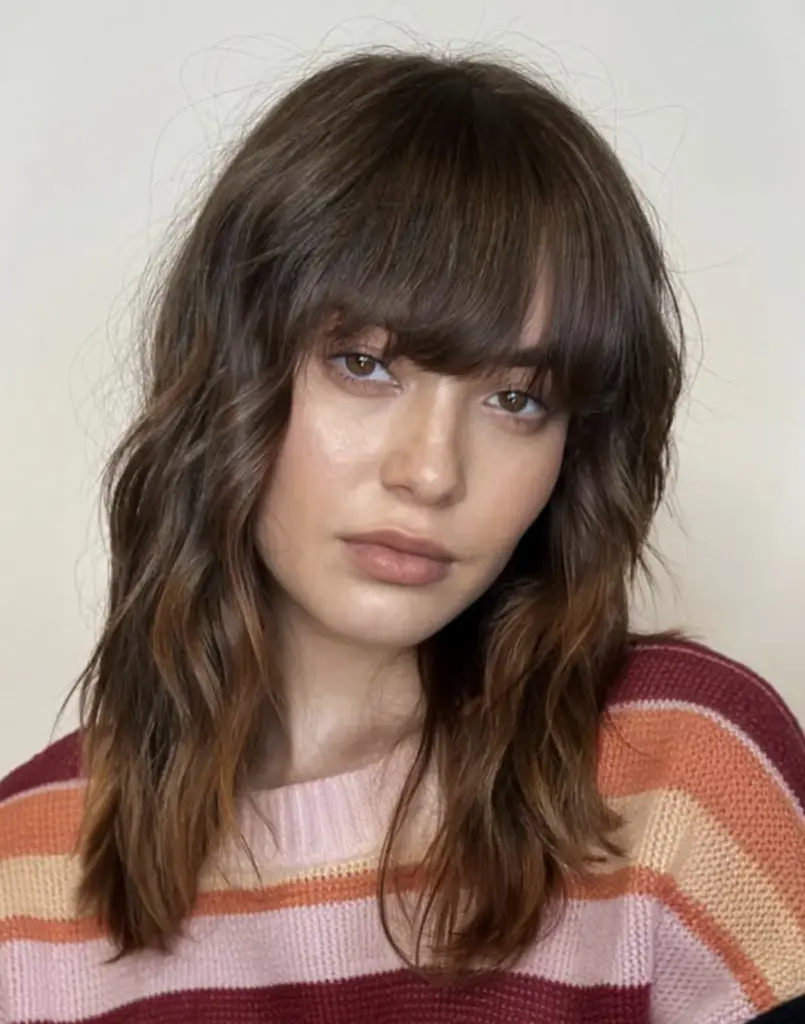 Damson Brunette: Autumn's Plum Brown